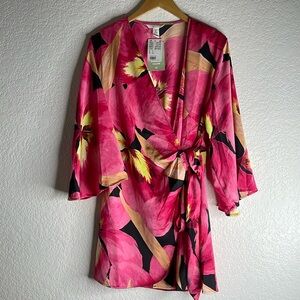 Floral Pink Women's Robe